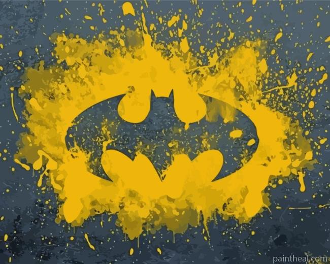 Batman Logo Painting By Numbers Kits