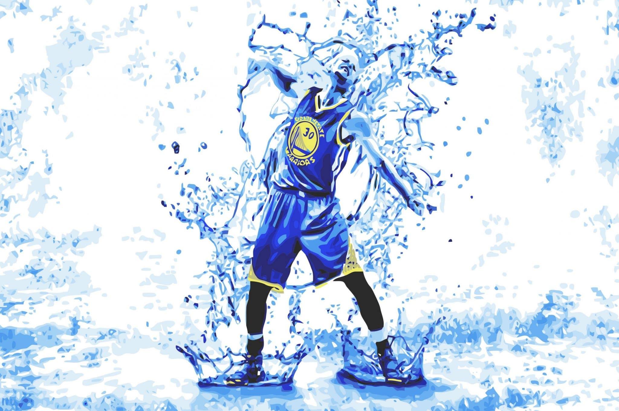 Splash Stephen Curry Painting By Numbers Kits