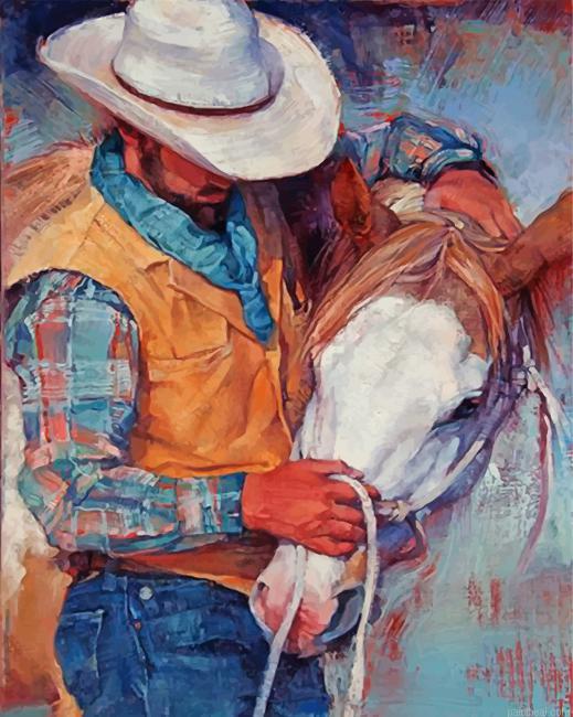 Abstract cowboy painting by numbers.jpeg
