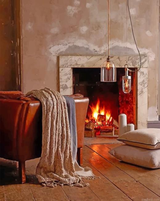 Aesthetic fireplace painting by numbers.jpeg
