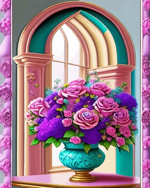 Aesthetic flowers painting by numbers.jpeg
