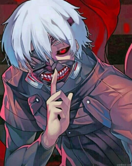 Aesthetic kaneki painting by numbers.jpeg