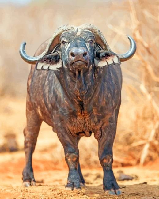 African buffalo painting by numbers.jpeg