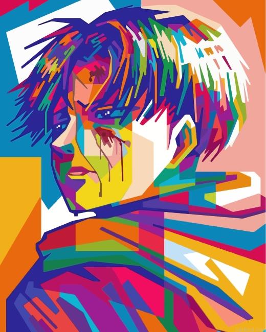 Attack on titan levi art painting by numbers.jpeg