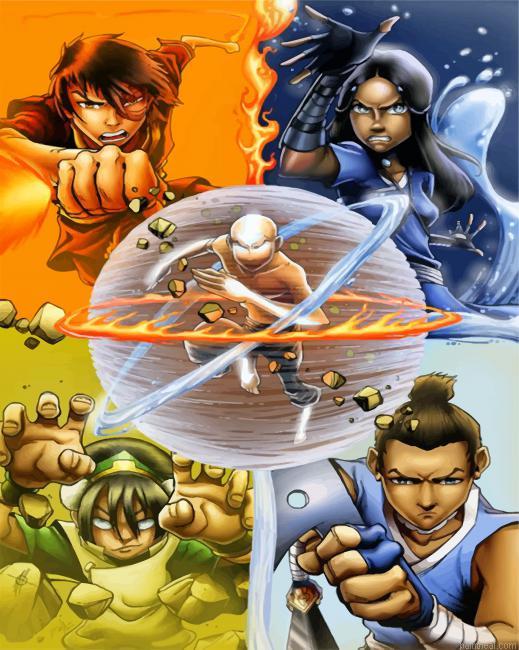 Avatar the last airbender anime painting by numbers.jpeg