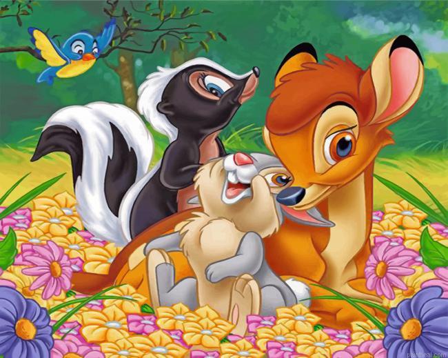 Bambi animation painting by numbers.jpeg