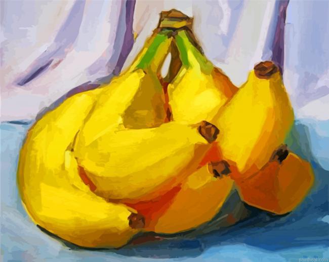 Bananas still life painting by numbers.jpeg