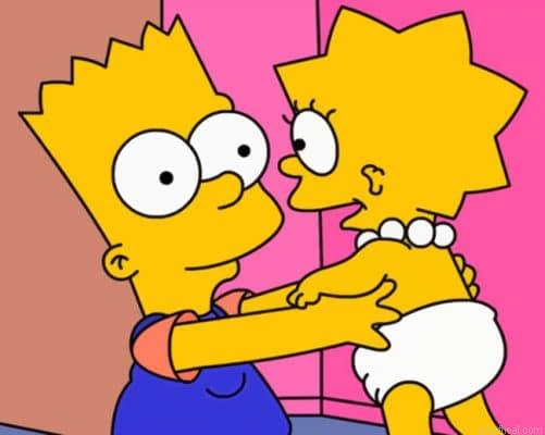 Bart and little lisa simpson painting by numbers.jpeg