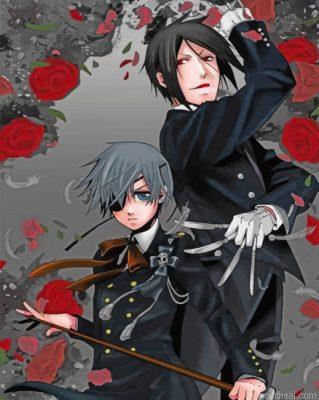 Black butler anime painting by numbers.jpeg