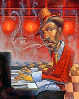 Black musician man painting by numbers.jpeg