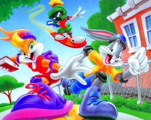 Bugs bunny cartoon painting by numbers.jpeg