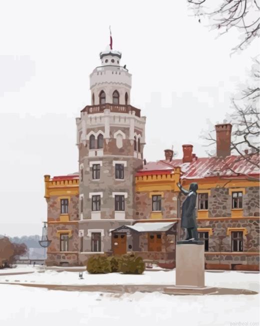 Castle of the livonian latvia painting by numbers.jpeg