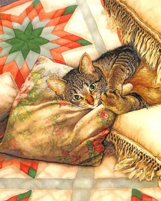Cat chilling painting by numbers.jpeg