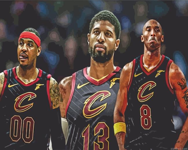 Cavaliers players painting by numbers.jpeg