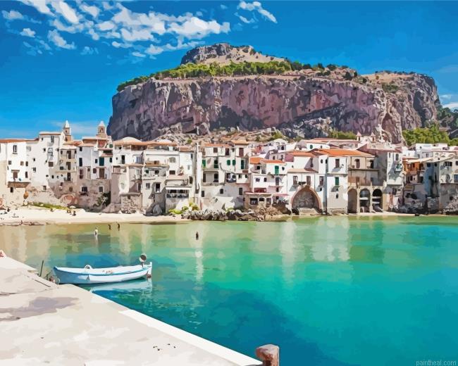 Cefalu italy painting by numbers.jpeg