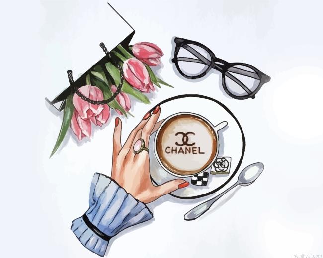 Chanel coffee painting by numbers.jpeg