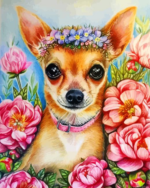 Chihuahua dog painting by numbers.jpeg