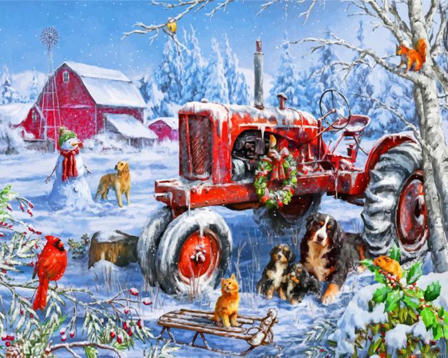 Christmas farm painting by numbers.jpeg