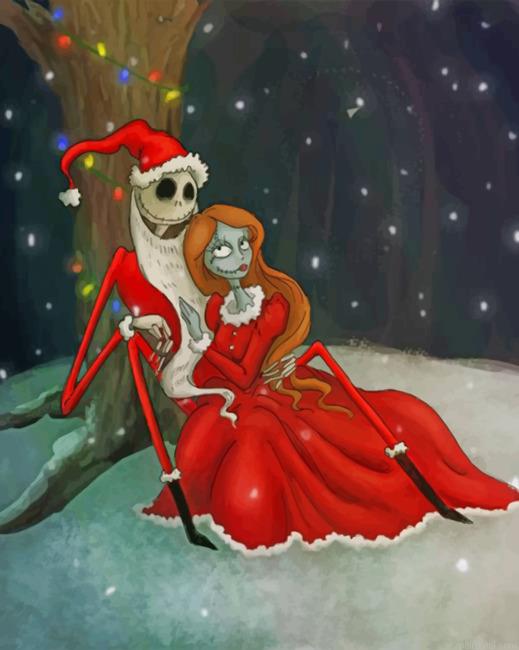 Christmas jack and sally painting by numbers.jpeg