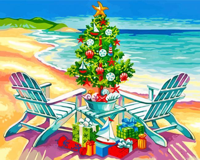 Christmas on the beach painting by numbers.jpeg