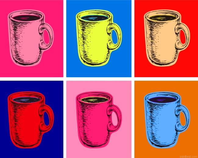 Coffee cups pop art painting by numbers.jpeg