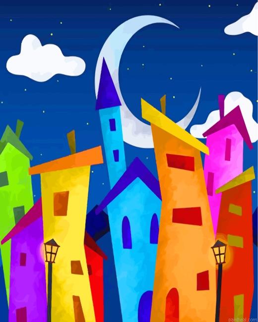 Colorful buildings art painting by numbers.jpeg