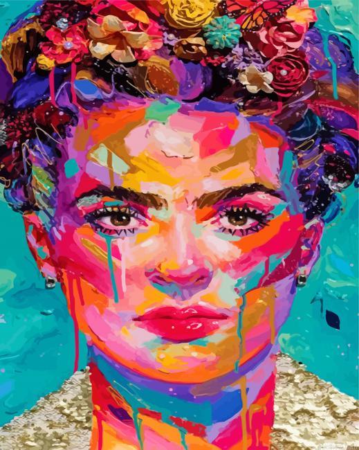 Colorful frida art painting by numbers.jpeg