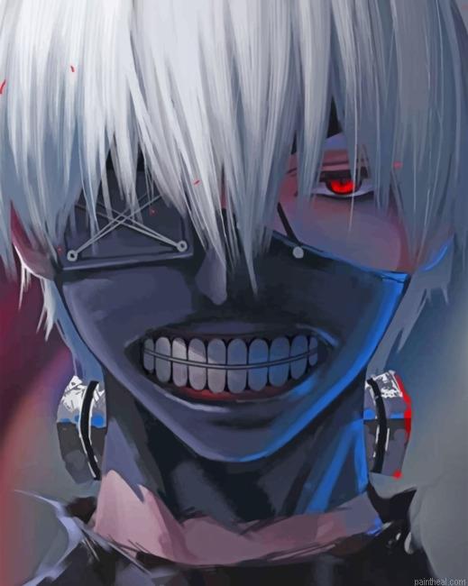 Cool ken kaneki painting by numbers.jpeg