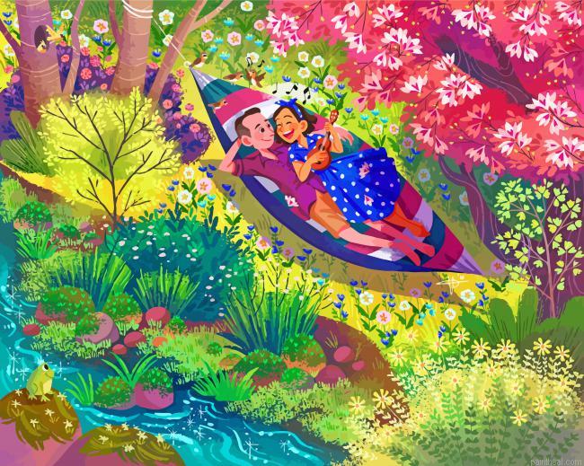 Couple in hammock painting by numbers.jpeg