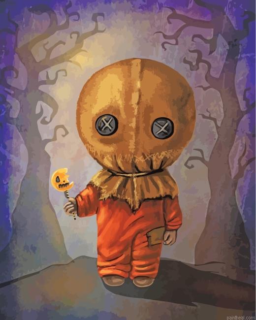Creepy sam trick r treat painting by numbers.jpeg