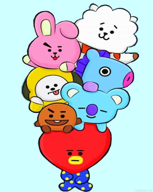 Cute bt21 painting by numbers.jpeg