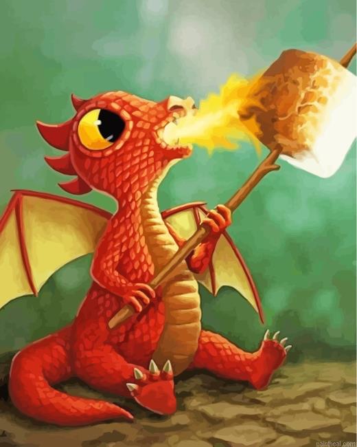 Cute baby dragon painting by numbers.jpeg