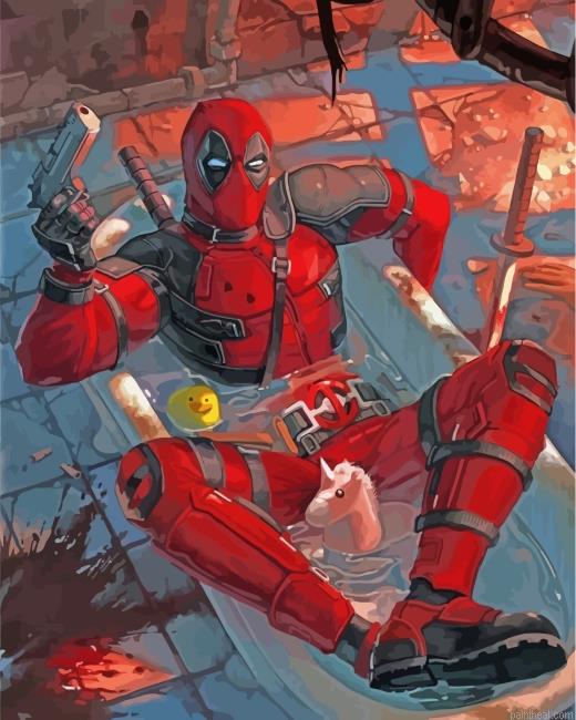 Deadpool bathub painting by numbers.jpeg