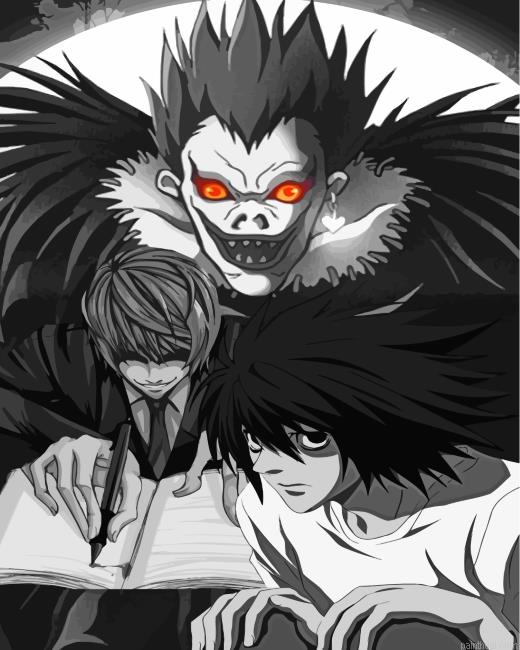 Death note anime painting by numbers.jpeg