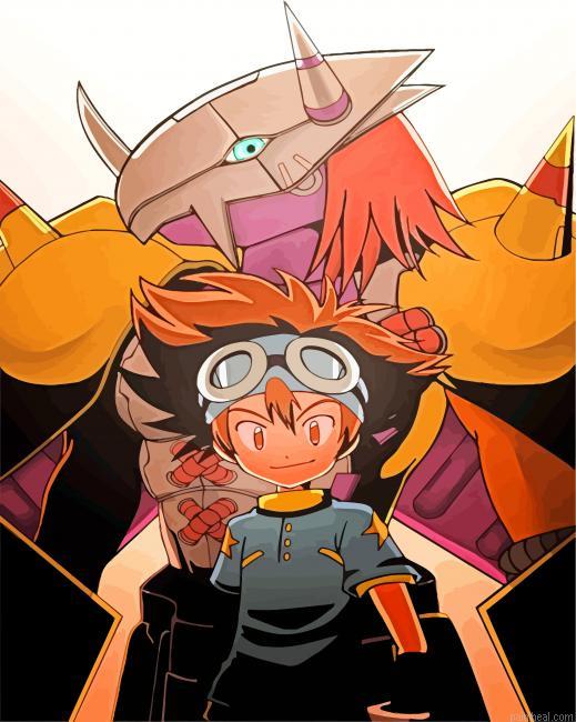 Digimon adventure taichi kamiya painting by numbers.jpeg