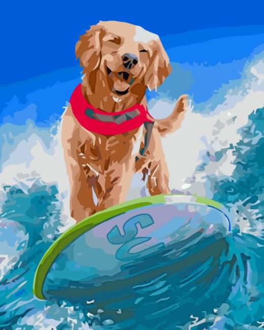 Dog surfing painting by numbers.jpeg