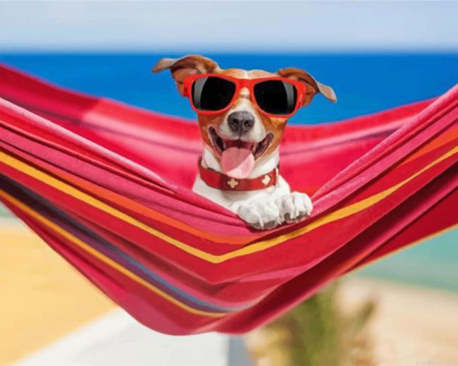 Dog wearing sunglasses painting by numbers.jpeg