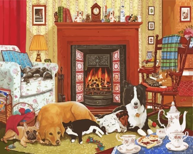 Dogs and cats in house painting by numbers.jpeg