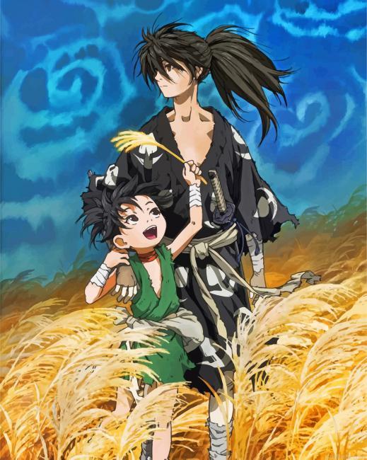 Dororo anime painting by numbers.jpeg