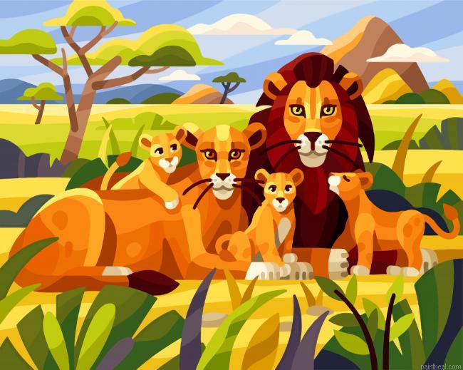 East african lions painting by numbers.jpeg