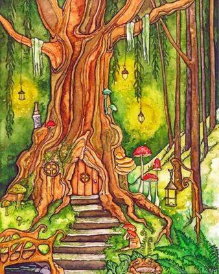 Enchanted forest painting by numbers.jpeg