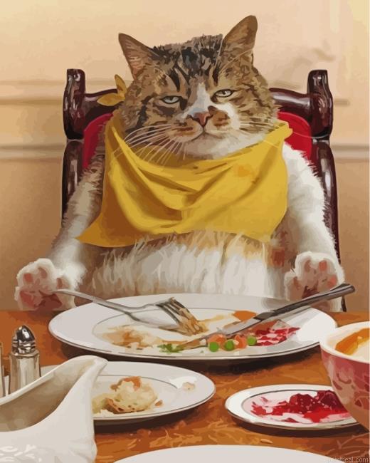 Fat cat eating painting by numbers.jpeg