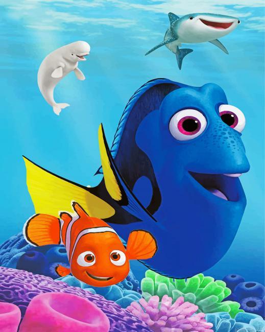Finding dory movie painting by numbers.jpeg
