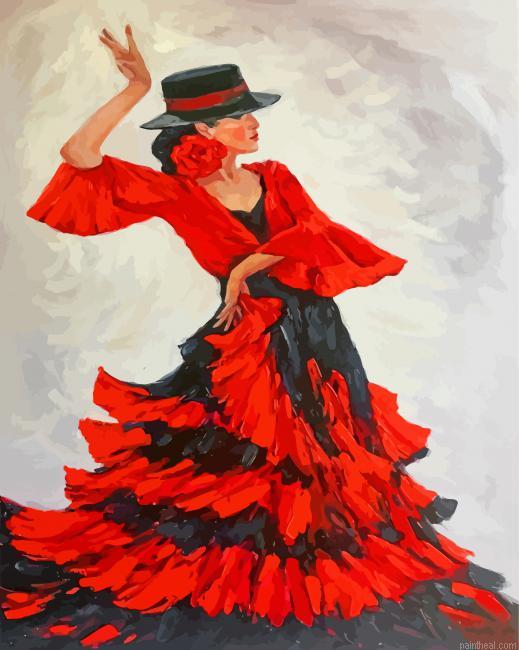 Flamenco dancer painting by numbers.jpeg