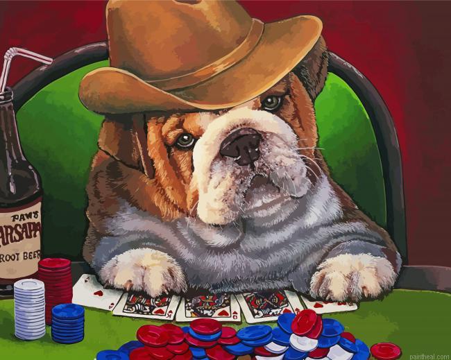 Gambling dog painting by numbers.jpeg