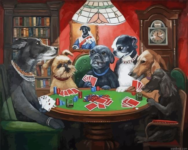 Gambling dogs painting by numbers.jpeg