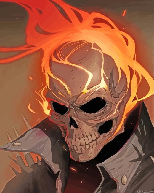 Ghost rider painting by numbers.jpeg