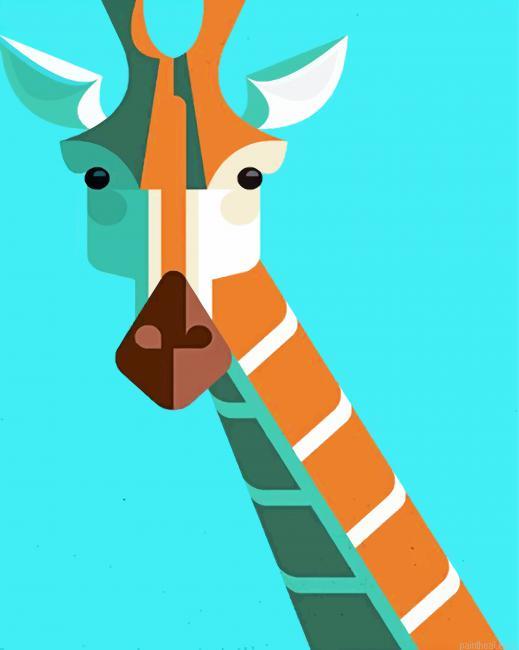 Giraffe pop art painting by numbers.jpeg