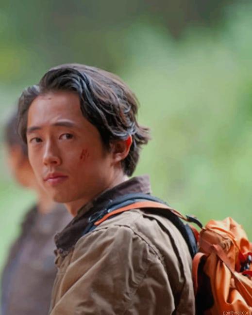 Glenn rhee the walking dead painting by numbers.jpeg