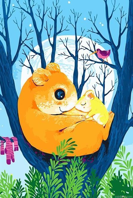 Hamsters on tree painting by numbers.jpeg